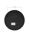 500lm solcellsvägglampa med sensor - IP54, 5000K, svart, 220x220mm, rörelsesensor