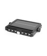 Solcell LED vägglampa med sensor, 600lm - 5000K, IP54, svart, rörelsesensor
