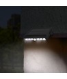 LED vägglampa - solcell, med rörelsesensor