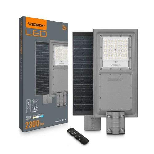 LED solcells-gatubelysning - rörelsesensor, IP65