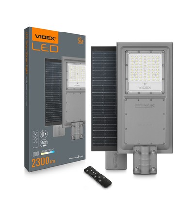 LED solcellsgatlykta - med rörelsesensor, ljusstyrka: 2300