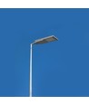 LED solcellsgatlykta - med rörelsesensor, ljusstyrka: 2300