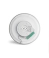 22W Ø29,3cm LED taklampa med bakljus - 2400lm, IP54, CCT ställbar, vit kant, inkl. ljuskälla