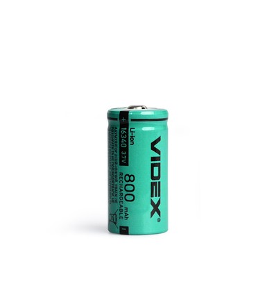 16340 litiumjonbatteri - 800mAh, utan termiskt skydd
