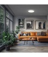 Nymphea Flat Duo 24W - CCT, 230V, 120°, IP54, Ø292x26mm, Vit, Rund.