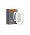 Oval Sensor Vägglampa m/PIR – 11W, IP65, IK07, 5000K, Vit