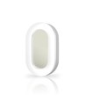 Oval Sensor Vägglampa m/PIR – 11W, IP65, IK07, 5000K, Vit