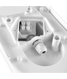 Oval Sensor Vägglampa m/PIR – 11W, IP65, IK07, 5000K, Vit