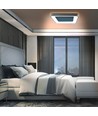 Edge taklampa 72W - LED, svart, 230V, 7500lm, förbrukning 72W