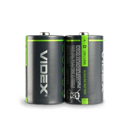 2 st LR20/D - Alkaliskt batteri