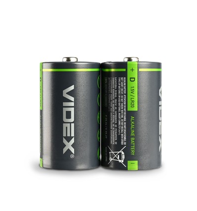2 st LR20/D - Alkaliskt batteri