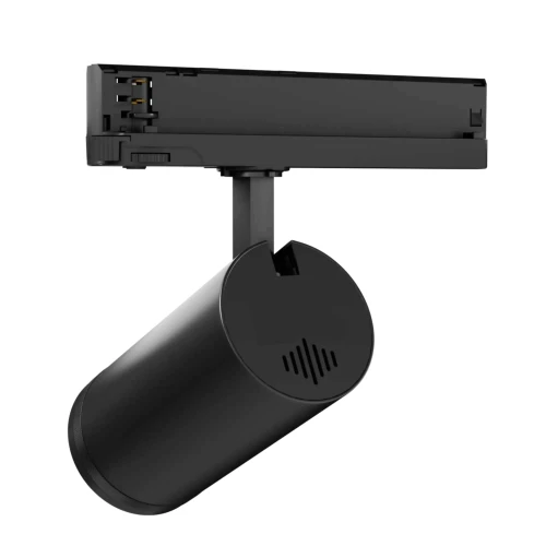 30W 3-fas RA92 Zoom justerbar CCT skenspotlight - 100lm/W, Svart, Justerbar CCT + ljusstyrka + spridning