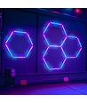 Hexagon RGBIC 3 fält komplett set - 50W. inklusive bluetooth-kontroller och strömförsörjning
