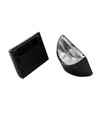 2 st. MIVO Solcell vägglampa LED - Svart, Snygg vägg-effekt, utomhus