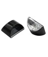 2 st. MIVO Solcell vägglampa LED - Svart, Snygg vägg-effekt, utomhus