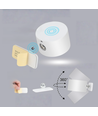 4,5W Uppladdningsbar vägglampa CCT - IP20, rund, vit, 360° roterbar, inkl. ljuskälla