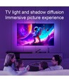 3,8m TV LED-remsa med TV-kamera - passar till 55-65" TV, 12W, 30 LED/m
