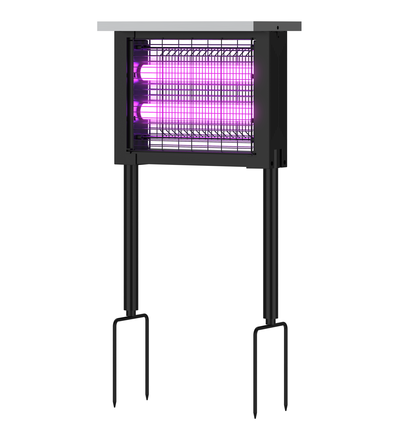 Solcell insektslampa - Svart, IP65, 10W, täcker upp till 60m2