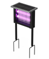 Solcell insektslampa - Svart, IP65, 10W, täcker upp till 60m2