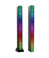 RGBIC musiksynkroniseringsbordslampa - 18 cm, inbyggt batteri, Bluetooth