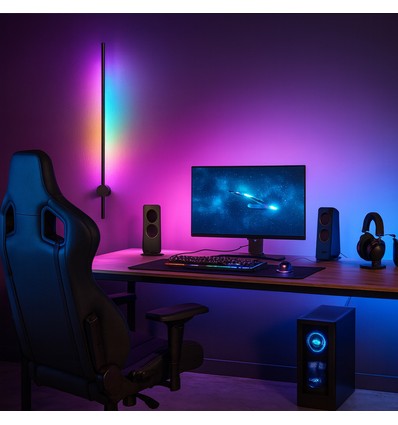 60cm RGBIC vägglampa - Bluetooth, justerbar