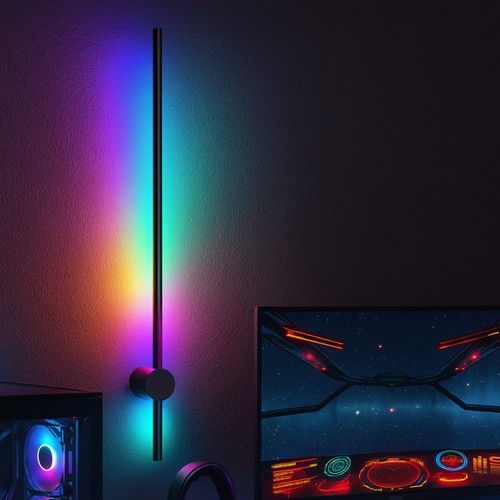 80cm RGBIC justerbar vägglampa - Bluetooth