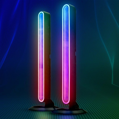 2 st. RGBIC infinite ambient light bar - 28 cm, Bluetooth, 5W