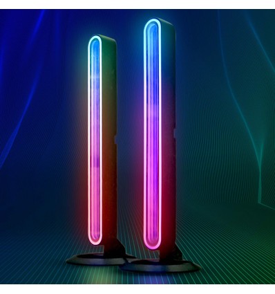 2 st. RGBIC infinite ambient light bar - 28 cm, Bluetooth, 5W