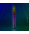RGBIC musiksynkroniseringsbordslampa - 18 cm, inbyggt batteri, Bluetooth