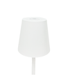 Uppladdningsbar LED mini bordlampa - Vit, 24cm, touch dimbar, IP54