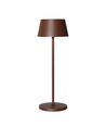 Uppladdningsbar LED-bordslampa - Brun, touch dimbar, IP54