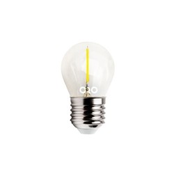 E27 vanliga LED LED-POL 1,3W LED lampa - G45, extra varm, E27