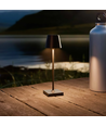 Uppladdningsbar LED bordslampa - Svart, touch dimbar, IP54