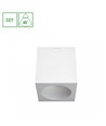 Chloe utanpåliggande 7W - CCT, 230V, 45°, IP20, UGR19, Ø90x100mm, vit, kvadratisk