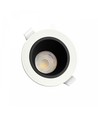 Fiale Core spot GU10 - IP20, Ø95x46mm, vit, svart, rund