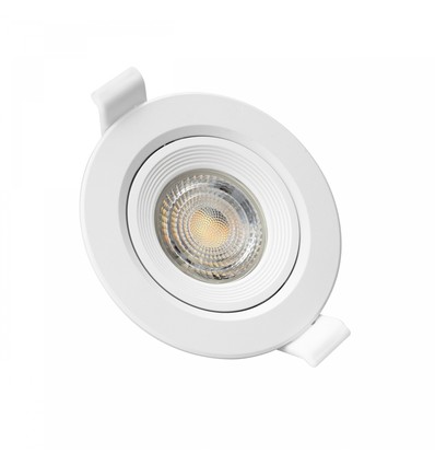 Fiale Core GU10 - flat, IP20, Ø90x26mm, vit, rund, justerbar
