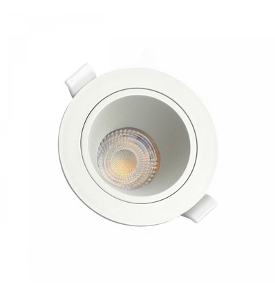Fiale Core anti-bländ GU10 - IP20, Ø95x46mm, vit, rund