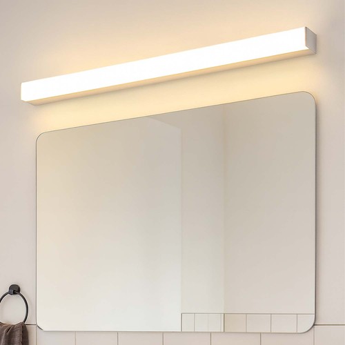 120cm dimbar RA90 SKÄR badrums- och spegellampa, 20W - IP44, vit