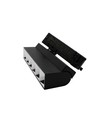 LEDlife justerbar LED ljusskena RA92 - För 3-fas skenor, 36W, 23,5 cm, svart