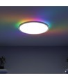 39W CCT taklampa med RGBIC backlight - Ø30cm, Tuya, inkl. fjärrkontroll