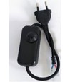 Kabeldimmer svart - Inkl. ändstycke, till 230V (Type X-2)