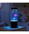 Jellyfish RGB 25 cm hög lampa - Ø9 cm, perfekt för barn och barnsliga själar