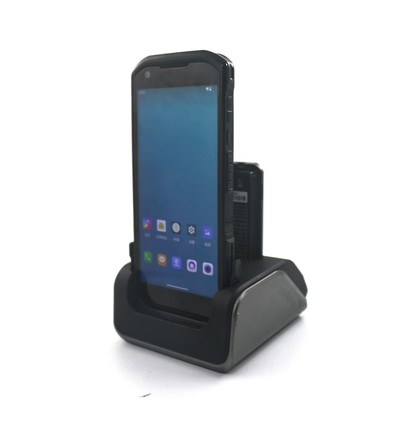 Laddare för 1D+2D handscanner, Android 13 - PDA med streckkodsläsare och QR