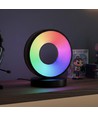Cirkel RGBIC lampa - 18x15cm, Bluetooth, 5V USB