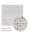 25x25 vikbar CCT LED-ark RA95, 15W - IP20, RA95, 24V