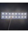 25x25 vikbar CCT LED-ark RA95, 15W - IP20, RA95, 24V