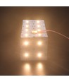 25x25 vikbar CCT LED-ark RA95, 15W - IP20, RA95, 24V