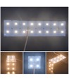 25x25 vikbar CCT LED-ark RA95, 15W - IP20, RA95, 24V