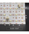 25x25 vikbar CCT LED-ark RA95, 15W - IP20, RA95, 24V
