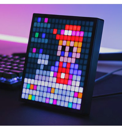 16x16 Pixel Art Display - Bluetooth-app, 5V USB, 20x20cm, 10W